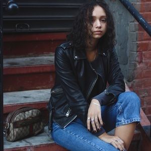 ALLSAINTS Vintage Balfern Biker Jacket.